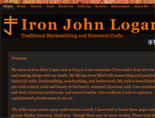 Tablet Screenshot of ironjohnlogan.com